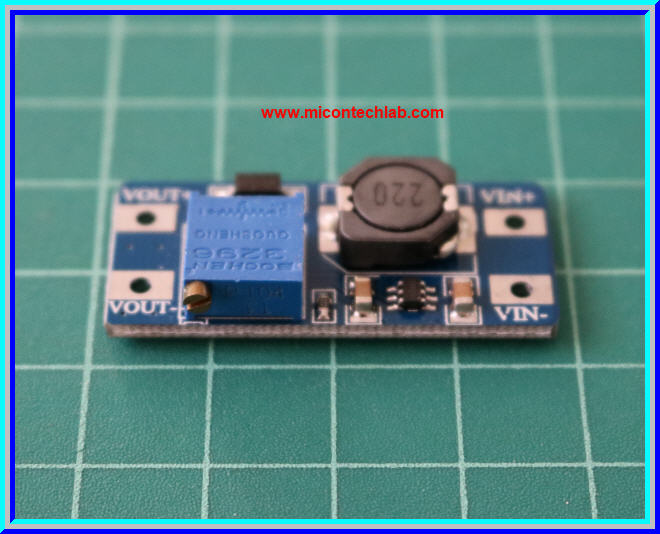 1x แผงวงจรสเตปอัพ MT3608 (Boost) 2A ดีซีทูดีซี คอนเวอเตอร์