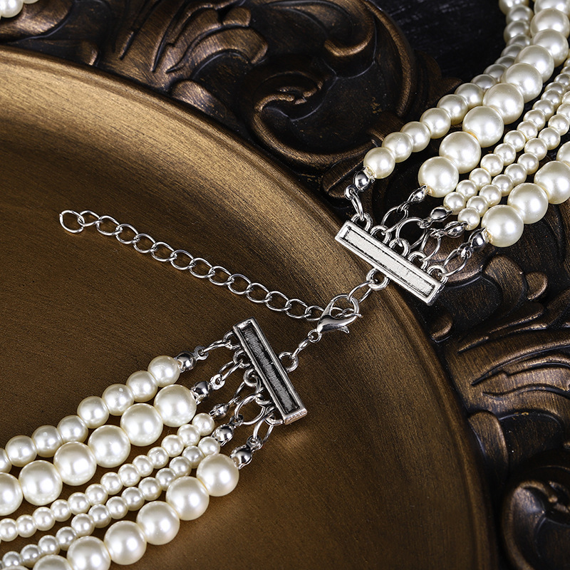 (พร้อมส่ง) สร้อยคอไข่มุก 021