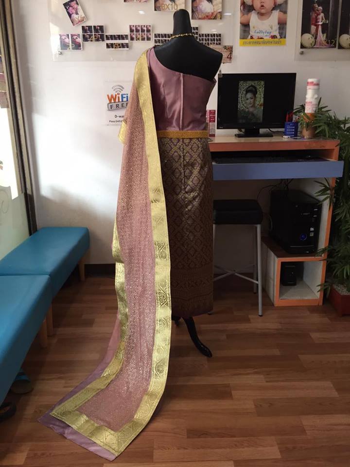 (พร้อมส่ง) ชุดไทยพร้อมส่ง รหัส 018