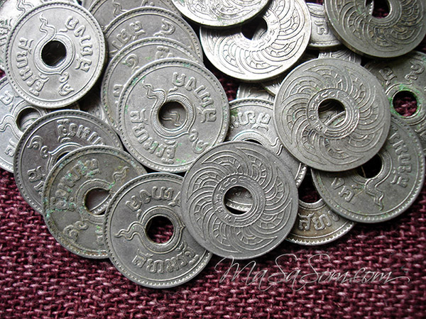 เหรียญ ๕ สตางค์เก่า ปีพ.ศ.๒๔๘๐