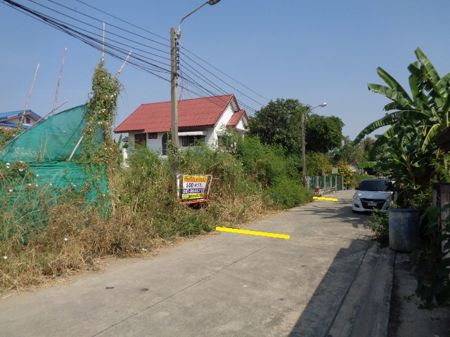 🚩 H1227 ขายที่ดิน 100 ตารางวา ใกล้ทางด่วนรามอินทรา - อาจณรงค์ อยู่ซอยสุขาภิบาล5 ซอย34 (ซอยเจ้าแม่กวนอิม)