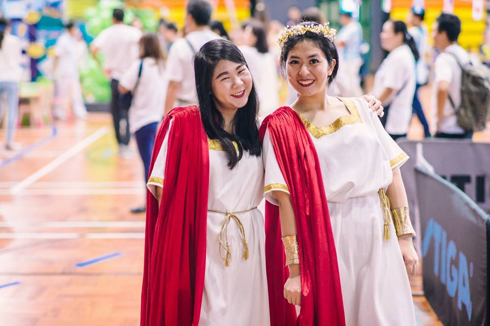 ชุดโรมันกรีกหญิง