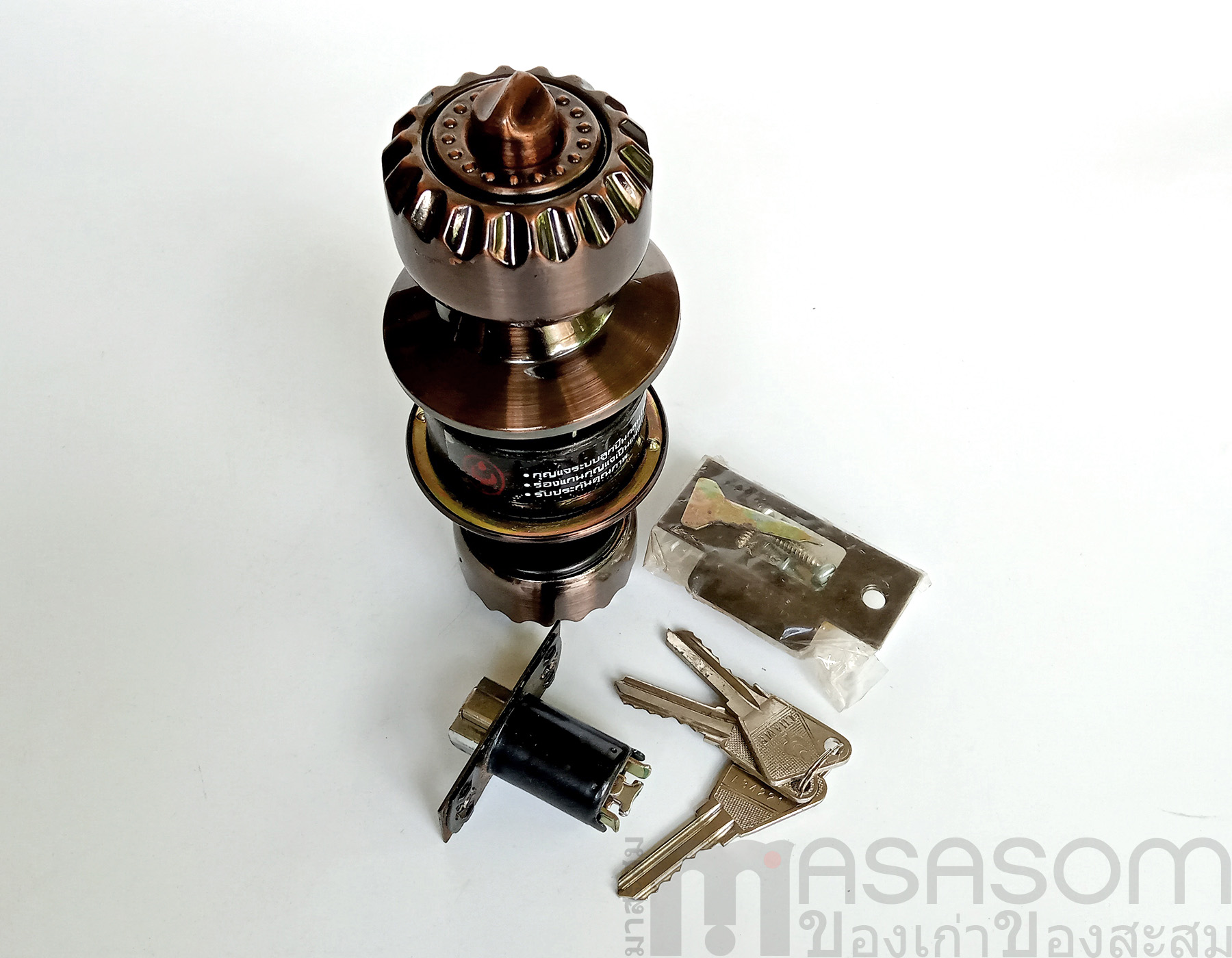 ลูกบิดประตูทองเหลือง