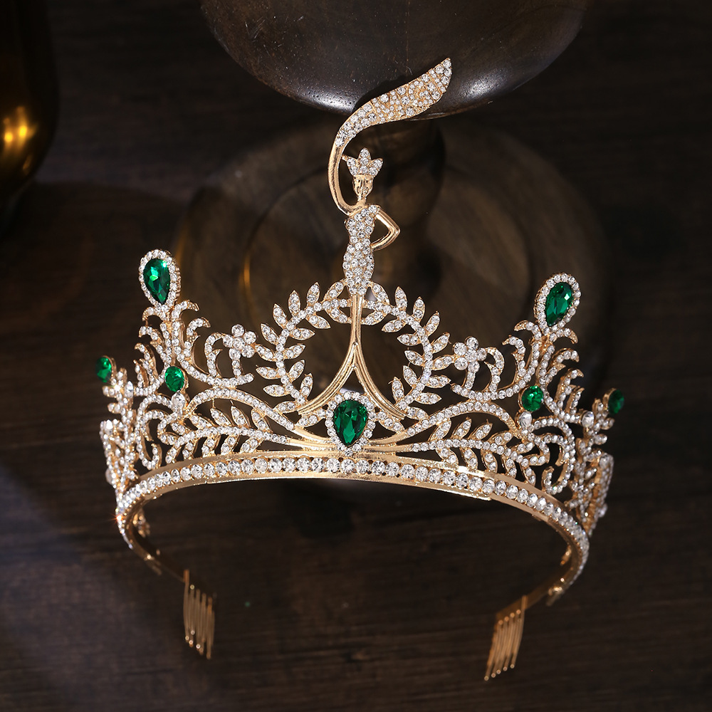 (พร้อมส่ง) เทียร่า 426 มงกุฎเพชรมิสแกรนด์ ครึ่งหัว งานสวย ปราณีต QCเพชรทุกเม็ด สินค้าพร้อมส่งจากไทย