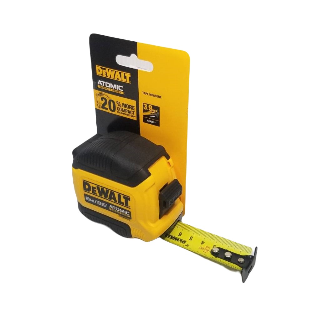 ตลับเมตร8เมตร ATOMIC DWHT38118-30 DEWALT