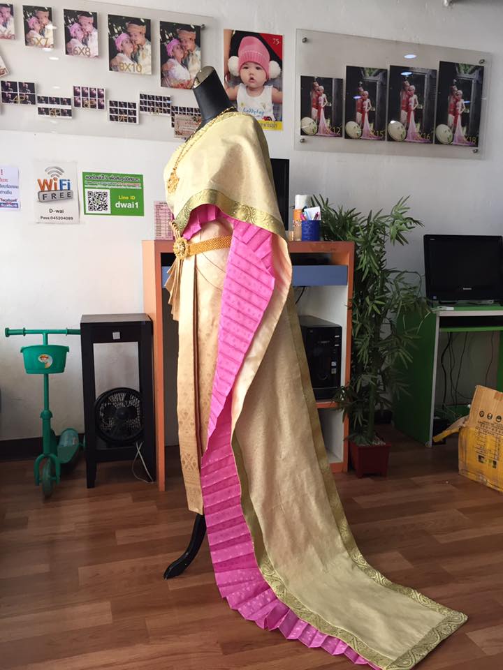 (พร้อมส่ง) ชุดไทยพร้อมส่ง รหัส 021