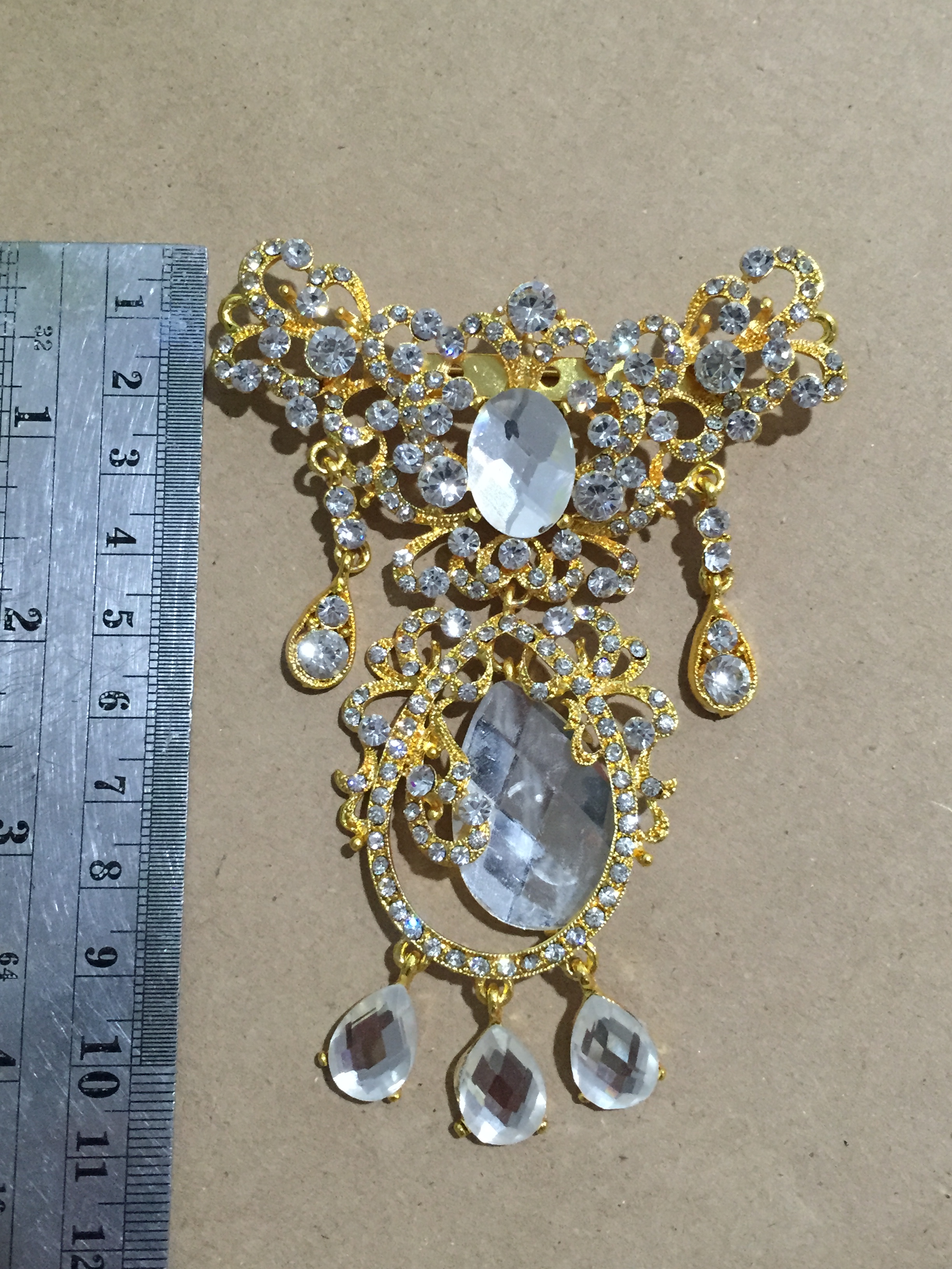 (พร้อมส่ง) เข็มกลัด 030-สีทอง