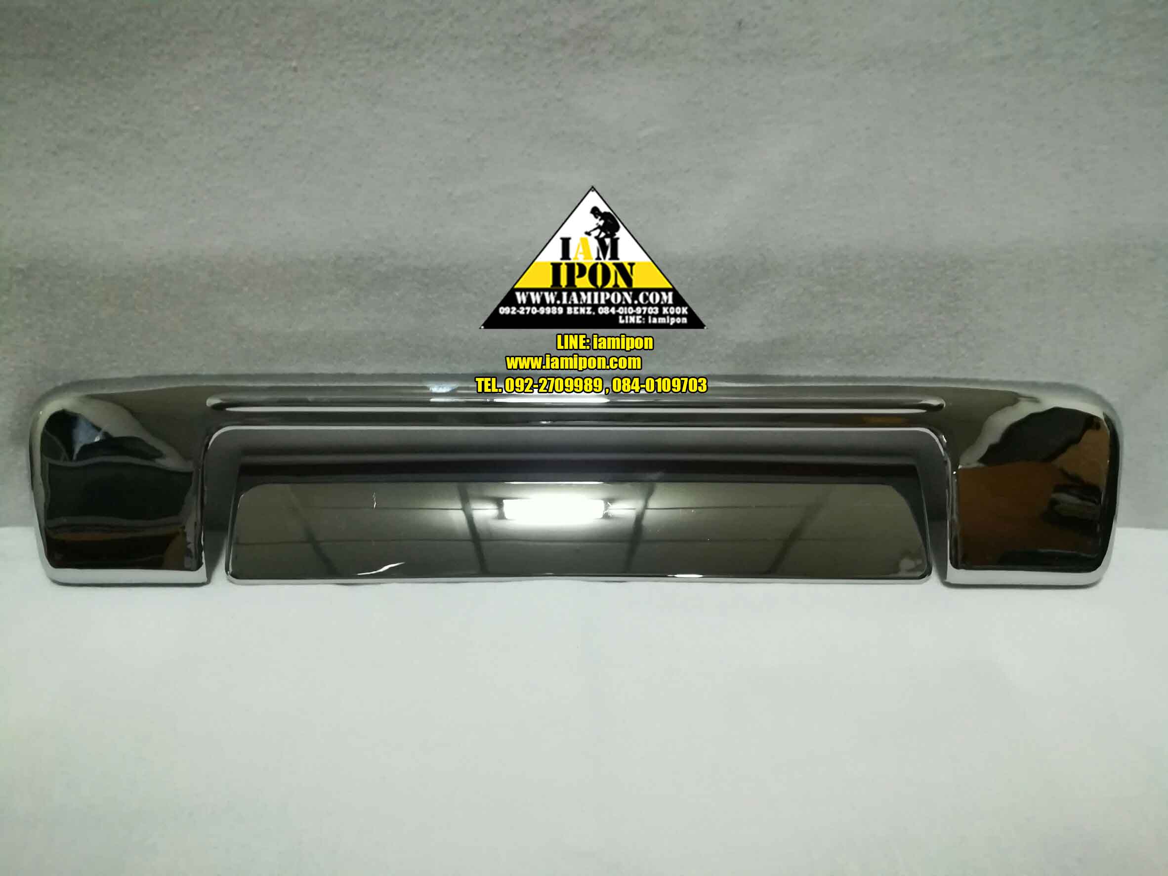 TAIL HANDLE ISUZU DMAX 2018 CHROMIUM ครอบมือเปิดฝาท้ายโครเมียมอีซุซุดีแม็ก 2018