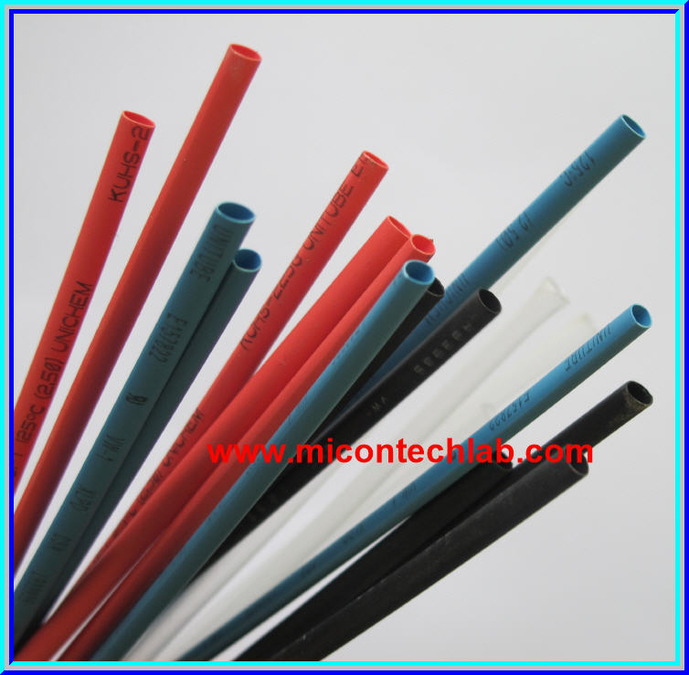 1x Heat Shrink Tube 2.5mm Blue Color 1 meter Length (ท่อหด)