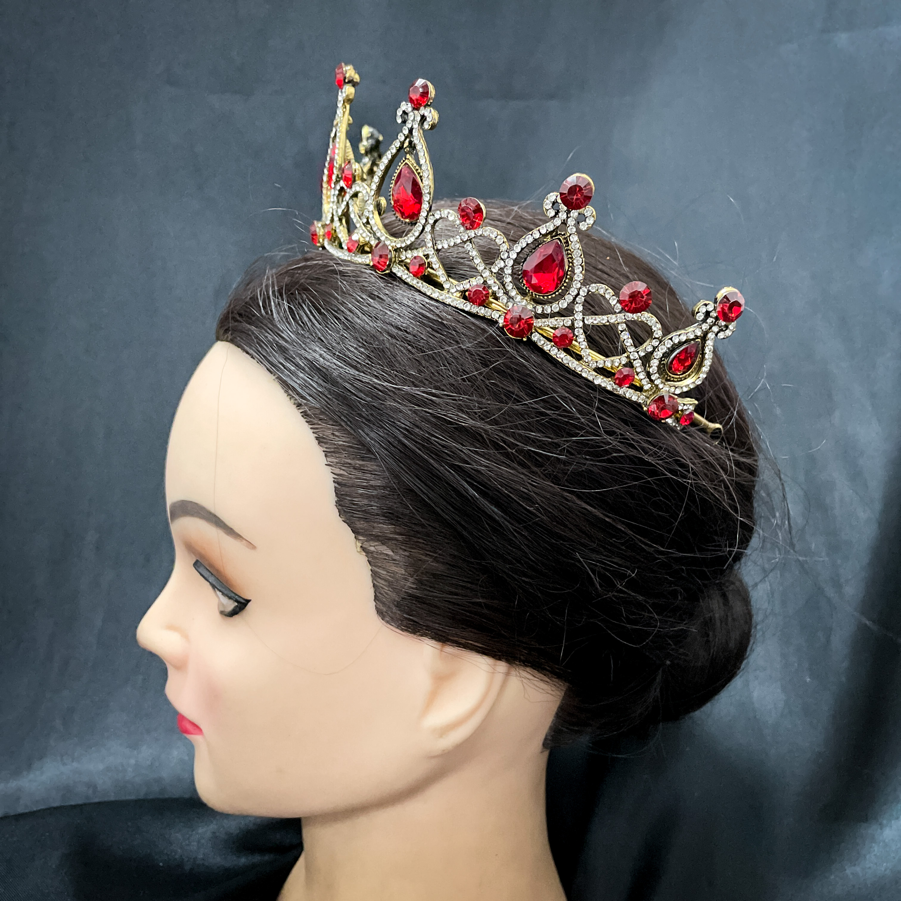 (พร้อมส่ง) เทียร่า 328 มงกุฎนางงาม งานสวย ปราณีต QCเพชรทุกเม็ด สินค้าพร้อมส่งจากไทย