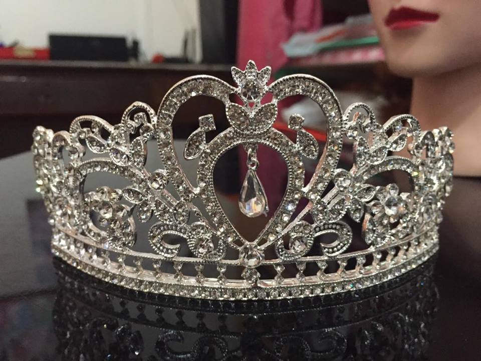 (พร้อมส่ง) เทียร่า 051 สีเงิน มงกุฎนางงาม มงกุฎเจ้าหญิง งานสวย ปราณีต QCเพชรทุกเม็ด สินค้าพร้อมส่งจากไทย