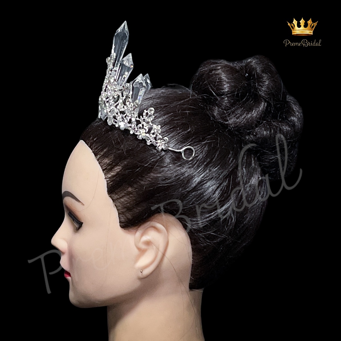 (พร้อมส่ง) เทียร่า 420 มงกุฎคริสตัล ครึ่งหัว งานสวย ปราณีต QCเพชรทุกเม็ด สินค้าพร้อมส่งจากไทย