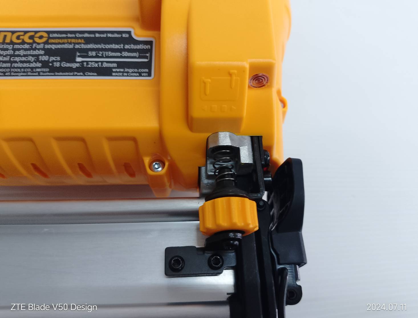 INGCO CBNLI2028 ปืนยิงตะปู20V F15-F50 (เครื่องเปล่า)