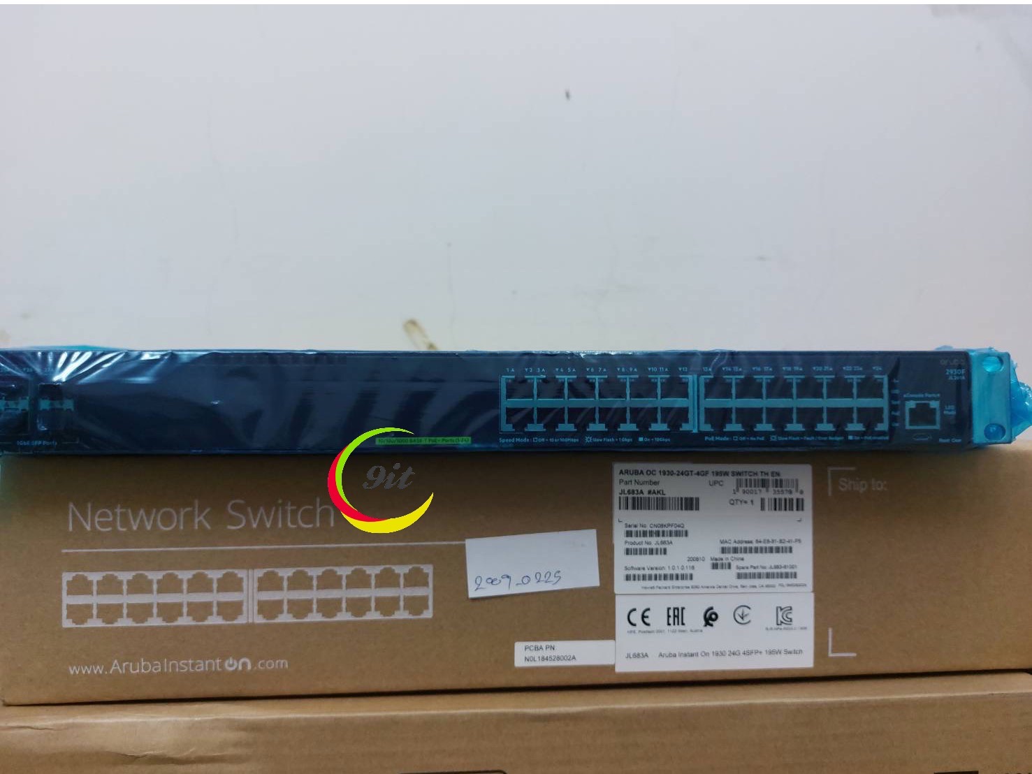 JL261A HPE Aruba 2930F 24G PoE+ 4SFP Switch