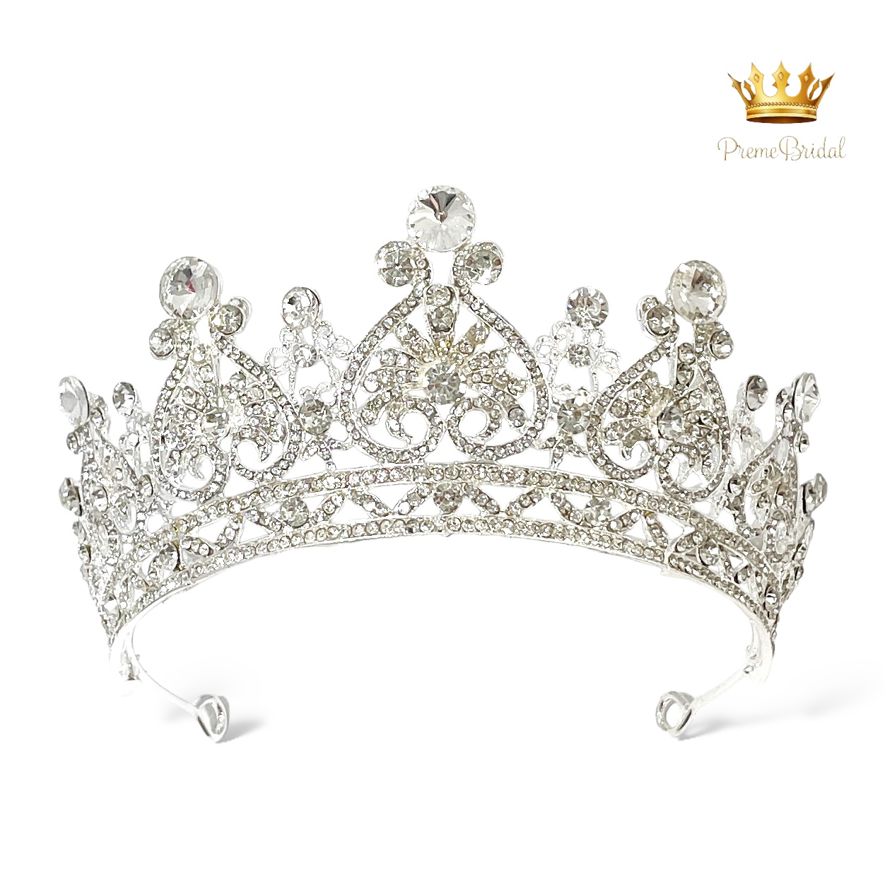 (พร้อมส่ง) เทียร่า 415 มงกุฎนางงาม ครึ่งหัว งานสวย ปราณีต QCเพชรทุกเม็ด สินค้าพร้อมส่งจากไทย
