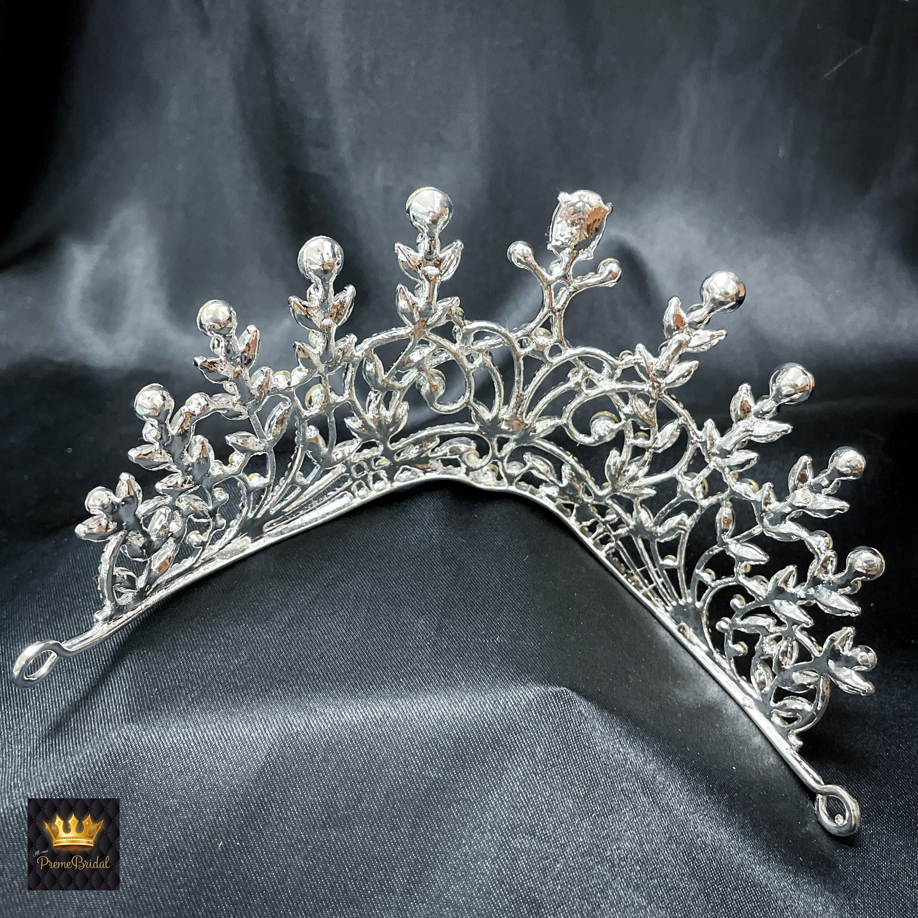 (พร้อมส่ง) เทียร่า 330 สีเงิน มงกุฎนางงาม งานสวย ปราณีต QCเพชรทุกเม็ด สินค้าพร้อมส่งจากไทย