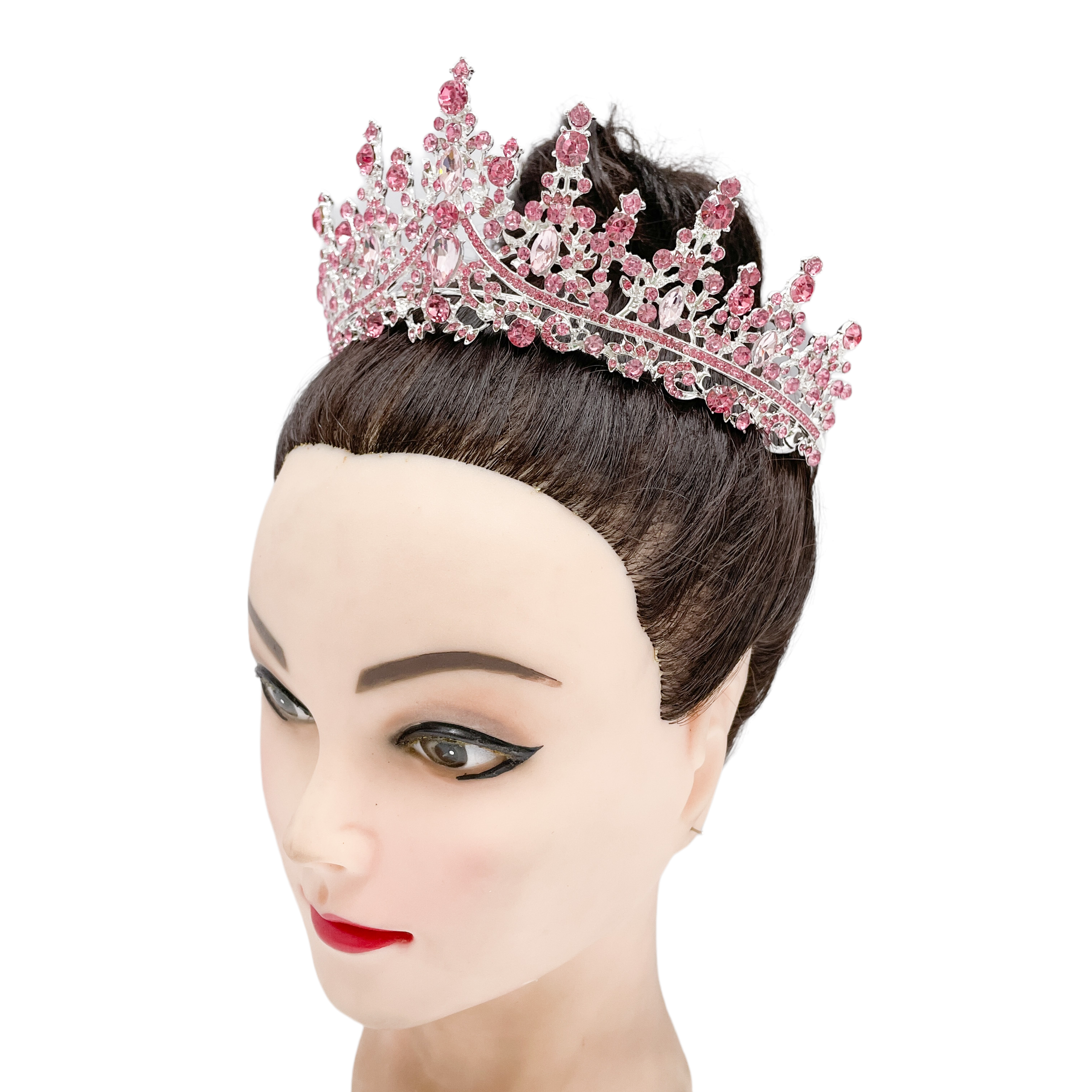 (พร้อมส่ง) เทียร่า 273 สีชมพู มงกุฎนางงาม งานสวย ปราณีต QCเพชรทุกเม็ด ร้านคนไทย คุยง่าย ส่งเร็ว