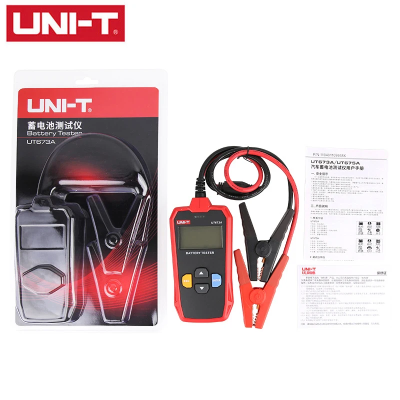 เครื่องทดสอบแบตเตอรี่12V/24V รุ่น UT673A UNI-T