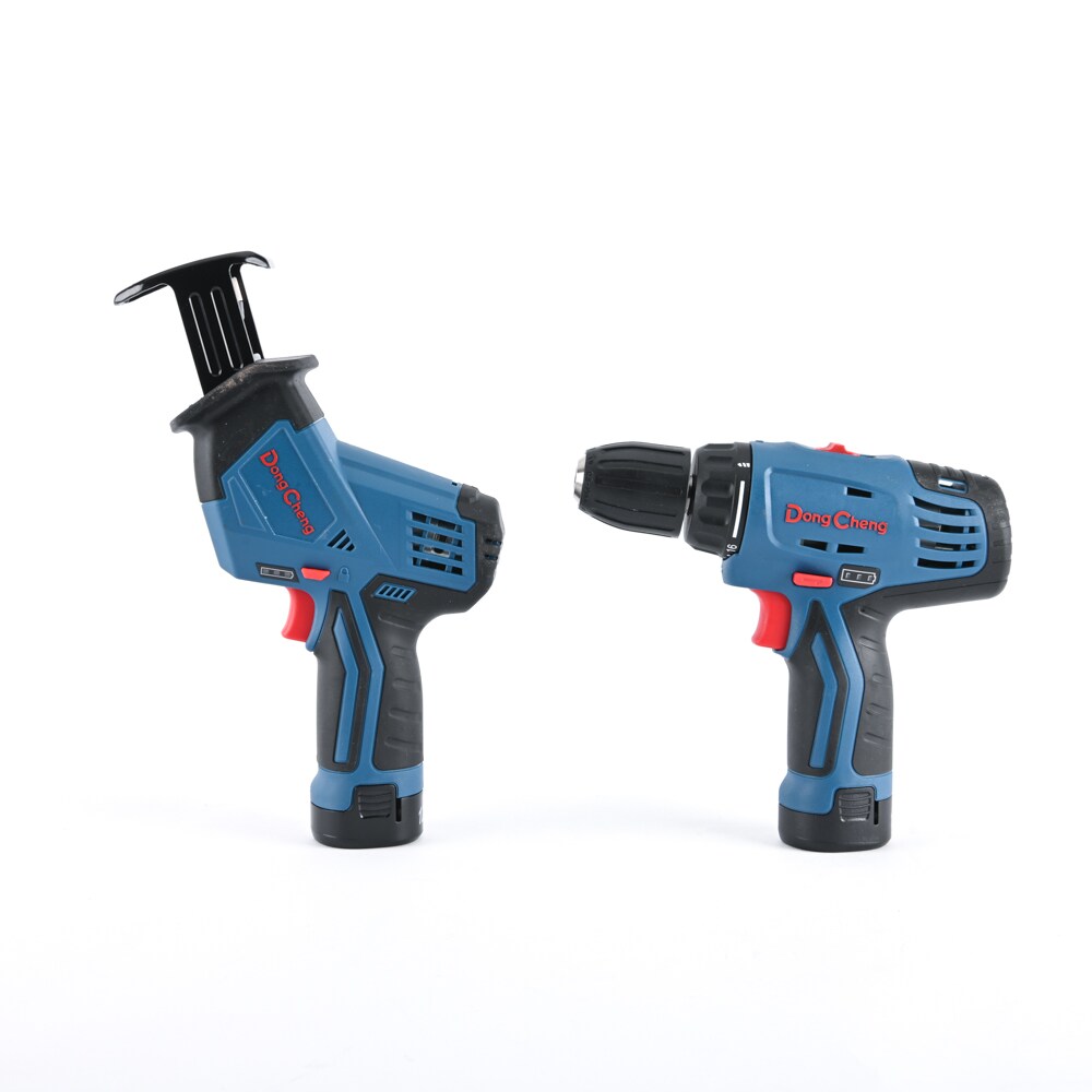 ชุดคอมโบไร้สาย 12V DCKIT02 (สว่านไขควง+เซเบอร์) Dongcheng