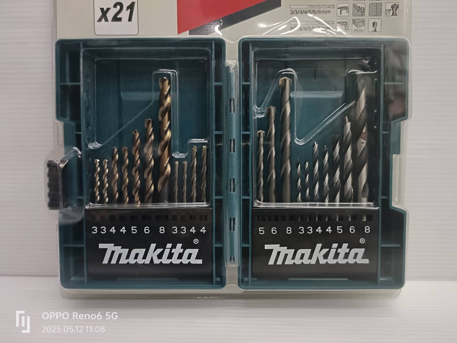 ชุดดอกสว่าน 21ตัวชุด B-44884 MAKITA