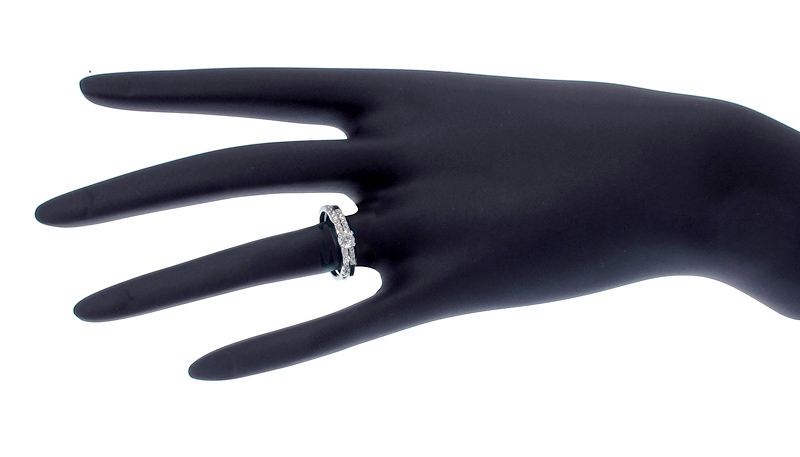 แหวนเงินแท้925เพรชประดับเพรชแท้สวิส เกรดดี น้ำใส