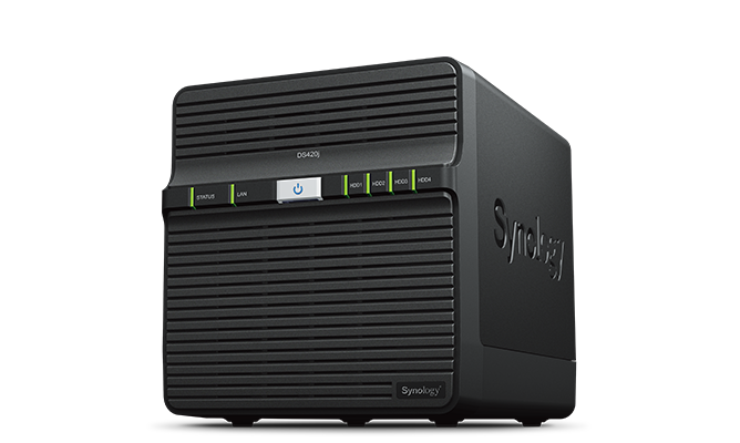 Synology Diskstation DS420j 4-bay DiskStation, Quad Core 1.4 GHz, 1GB RAM
