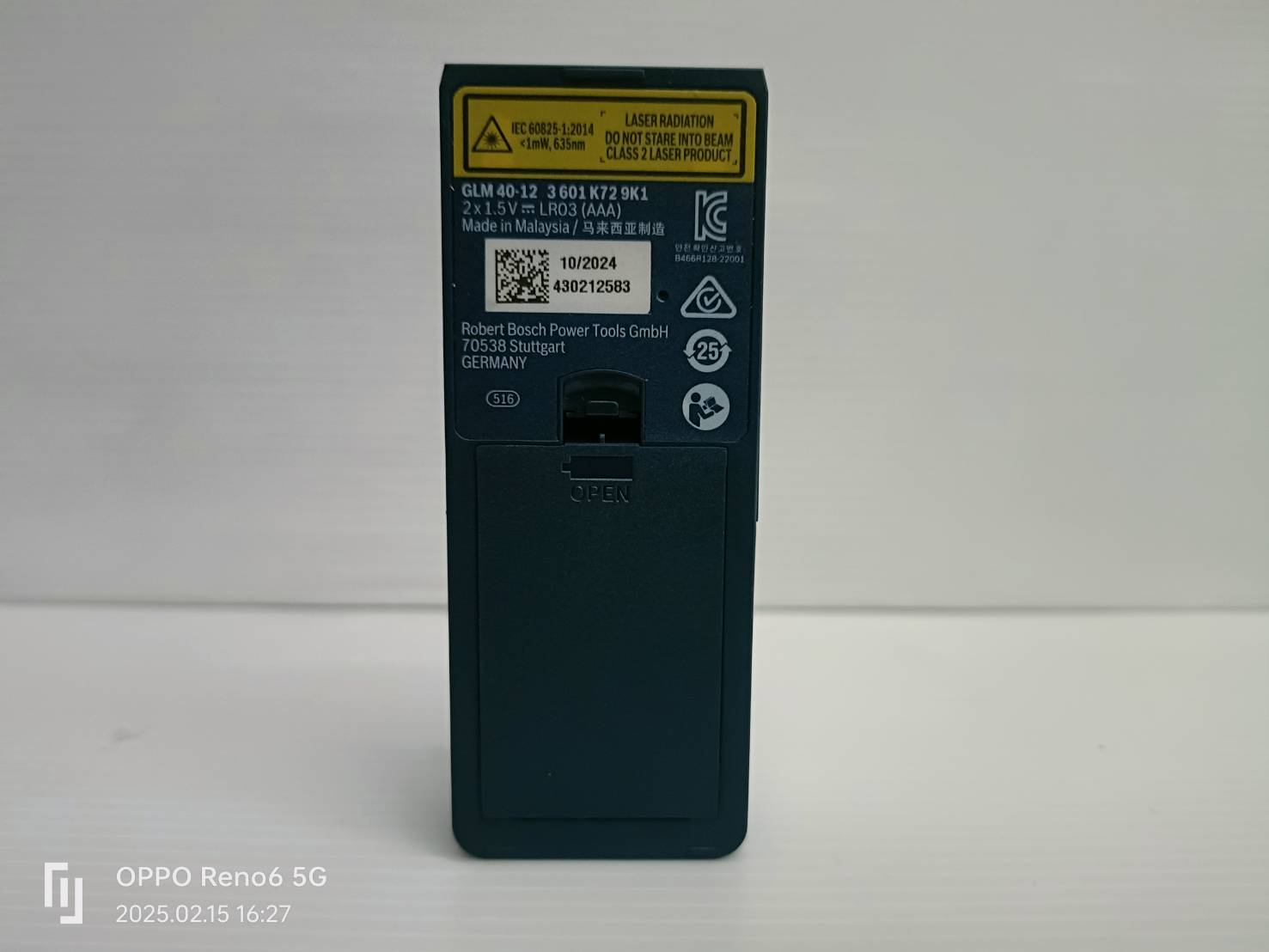 เลเซอร์วัดระยะ40ม. GLM40-12 BOSCH 06010729K1