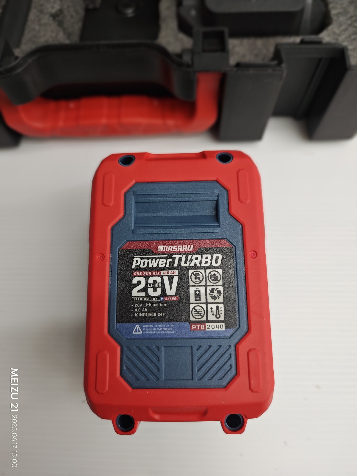 MASARU SCG-600-B1 เครื่องเจียร์ไร้สาย 4 นิ้ว Power Turbo 20V แบตรุ่นใหม่