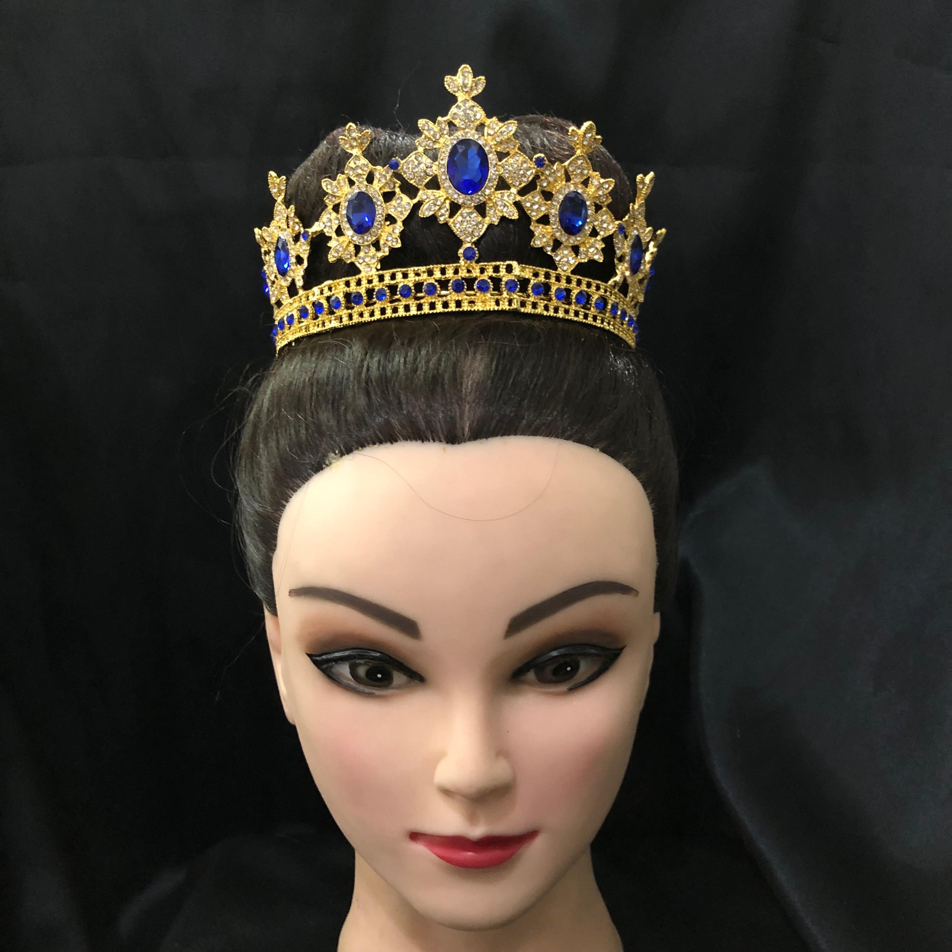 (พร้อมส่ง) มงกุฏ 050 น้ำเงิน