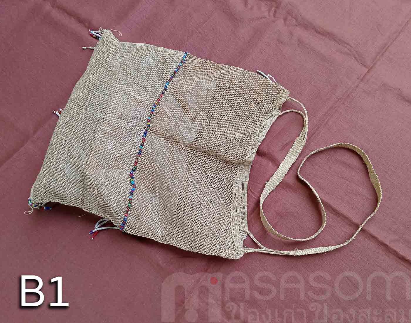 กระเป๋าถักเชือกใยกัญชง