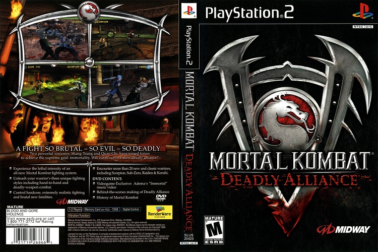 MORTAL KOMBAT DEADLY ALLIANCE [US : DVD5 1 Disc]