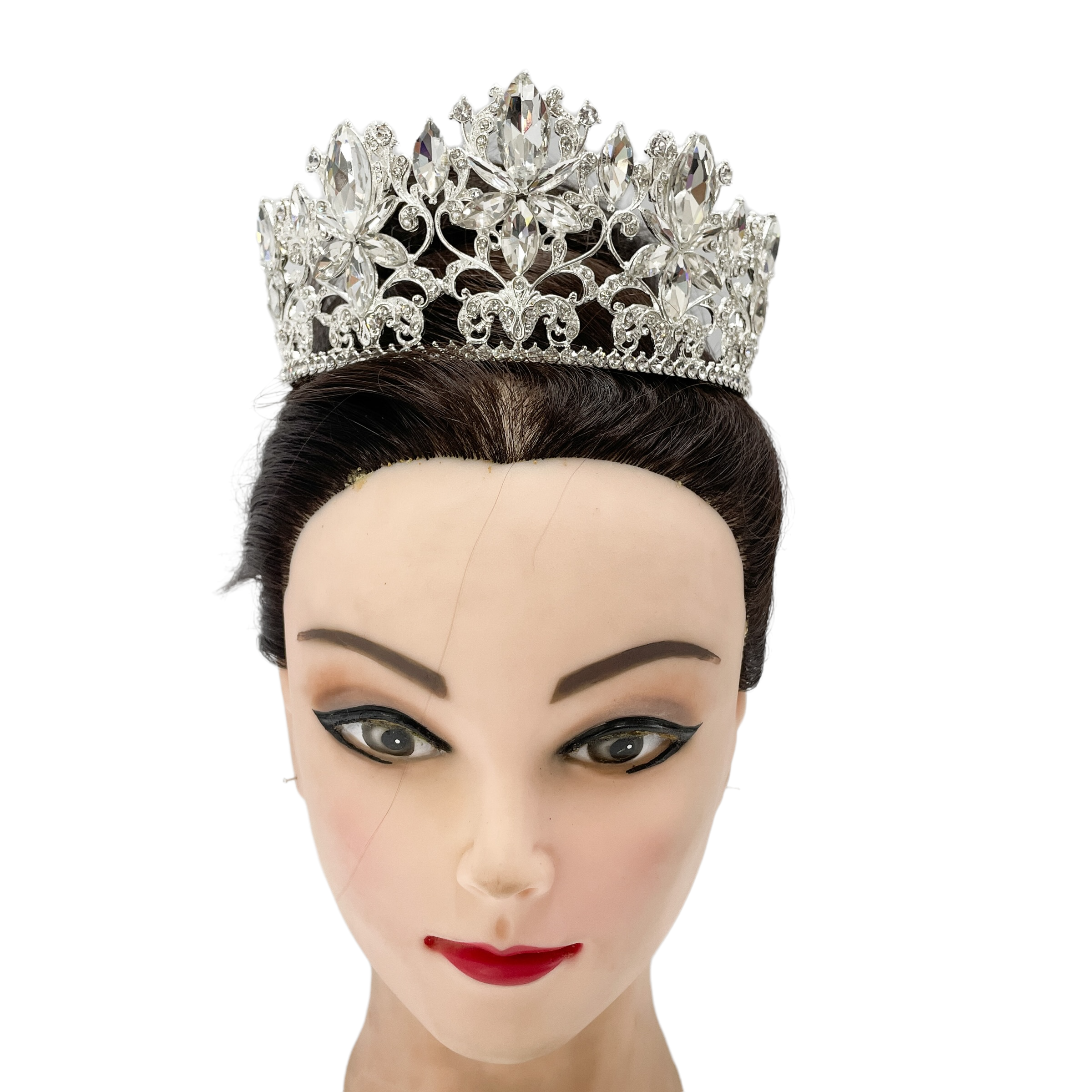 (พร้อมส่ง) เทียร่า 353 สีเงิน งานสวย ปราณีต QCเพชรทุกเม็ด สินค้าพร้อมส่งจากไทย