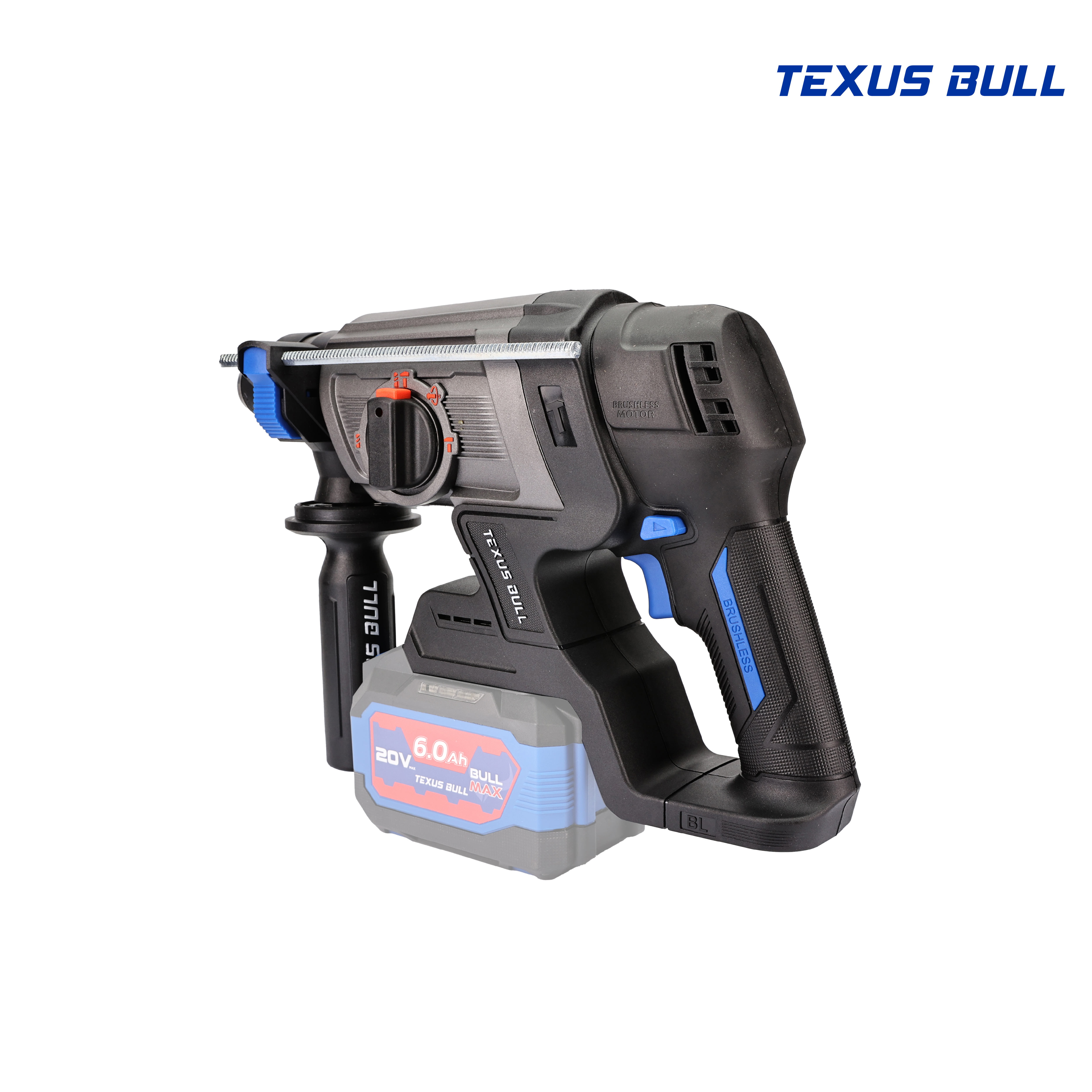 TEXUS BULL สว่านโรตารี่ไร้สาย 26มม. 3ระบบ 20V Rotary Hammer TX-9411 (ตัวเปล่า)