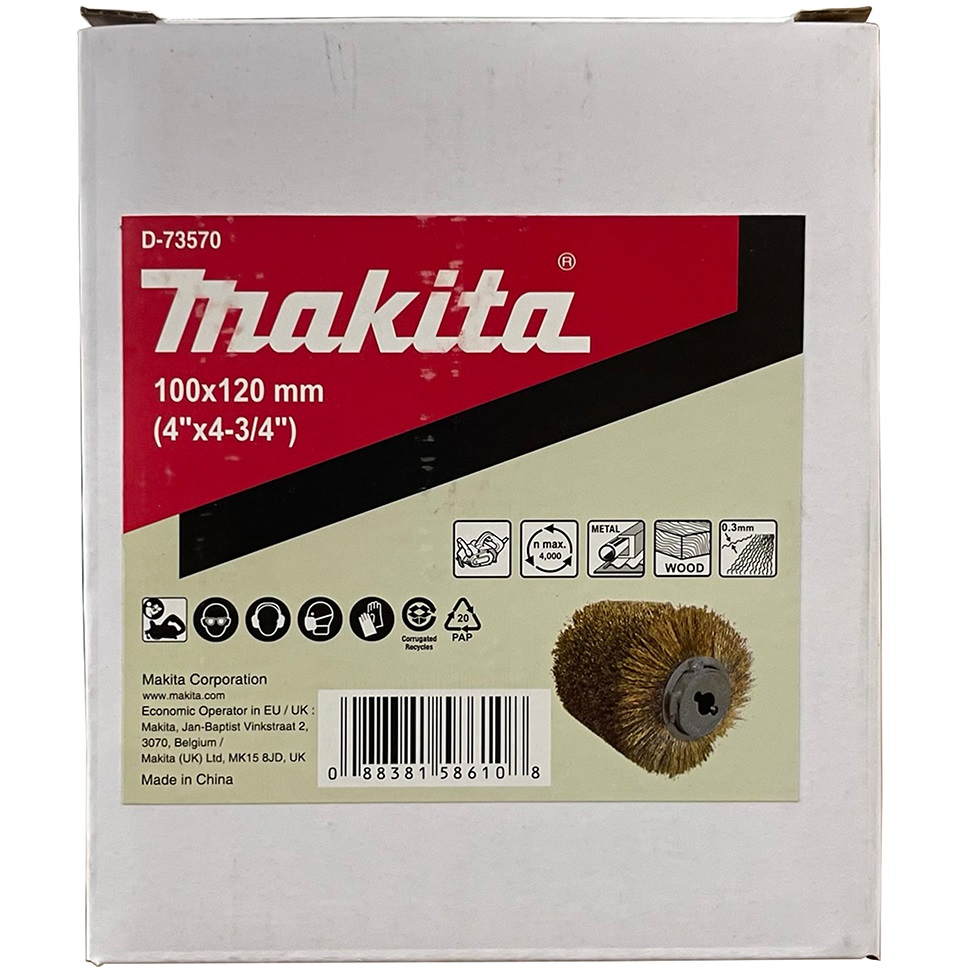 ลูกขัดแปรงลวดขนทองเหลือง MAKITA