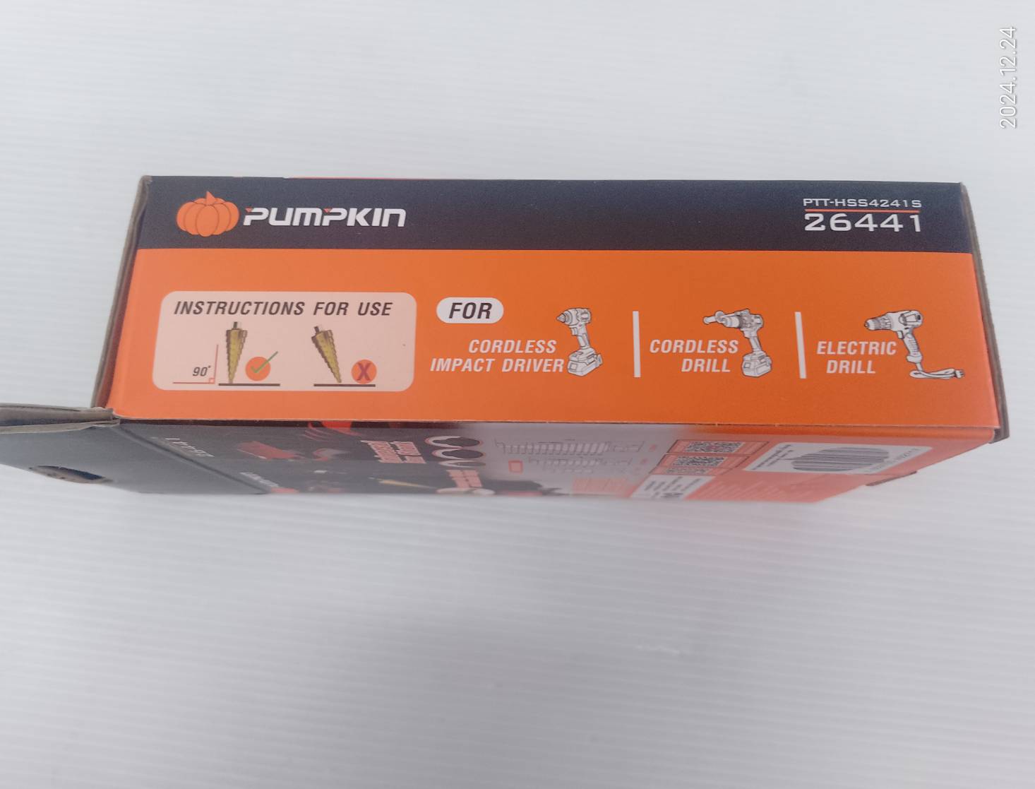 ดอกสเต็ปHSS 3ดอก 4-12/20/32mm. PTT-HSS4241S PUMPKIN