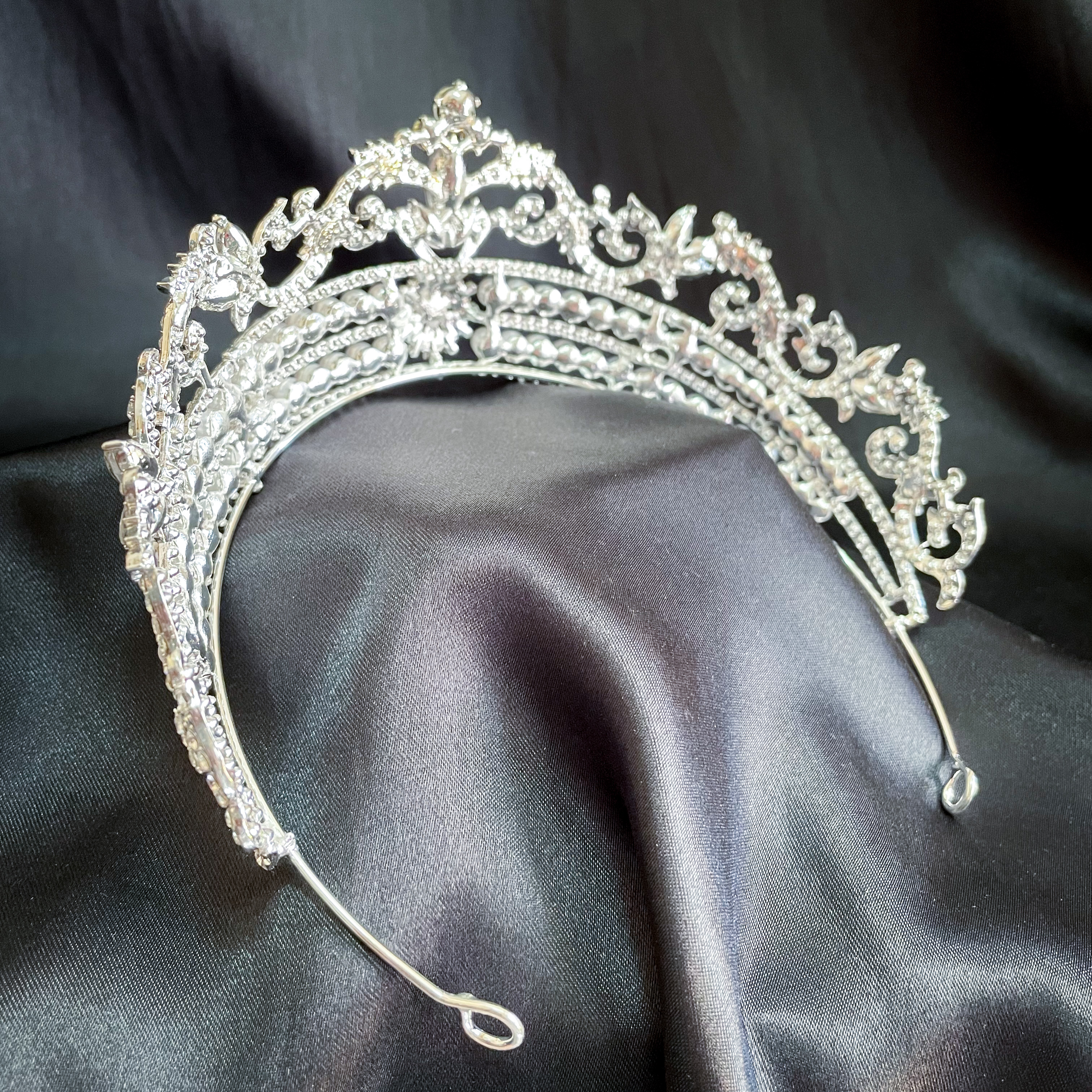 (พร้อมส่ง) เทียร่า 321 มงกุฎเจ้าหญิง งานสวย ปราณีต QCเพชรทุกเม็ด สินค้าพร้อมส่งจากไทย