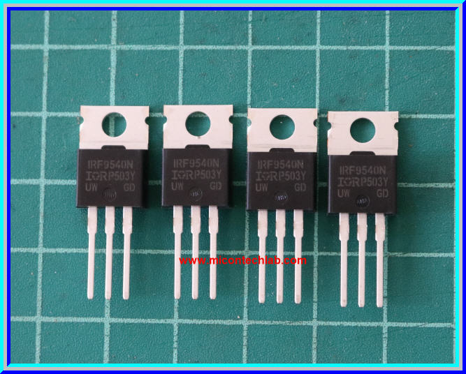 4x IRF9540N มอสเฟต P-Channel 100V 23A 140W Power MOSFET
