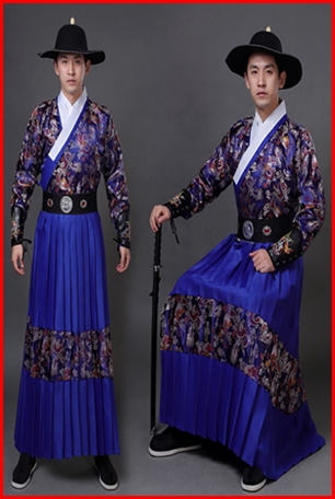 ชุดทหารเกาหลีโบราณ / ชุดองค์รักษ์เกาหลี / ชุดทหารจีน / ชุดจีน / ชุดเกาหลีชาย / ชุดฮันบก