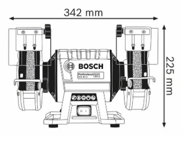 มอเตอร์หินไฟ6" GBG35-15 BOSCH