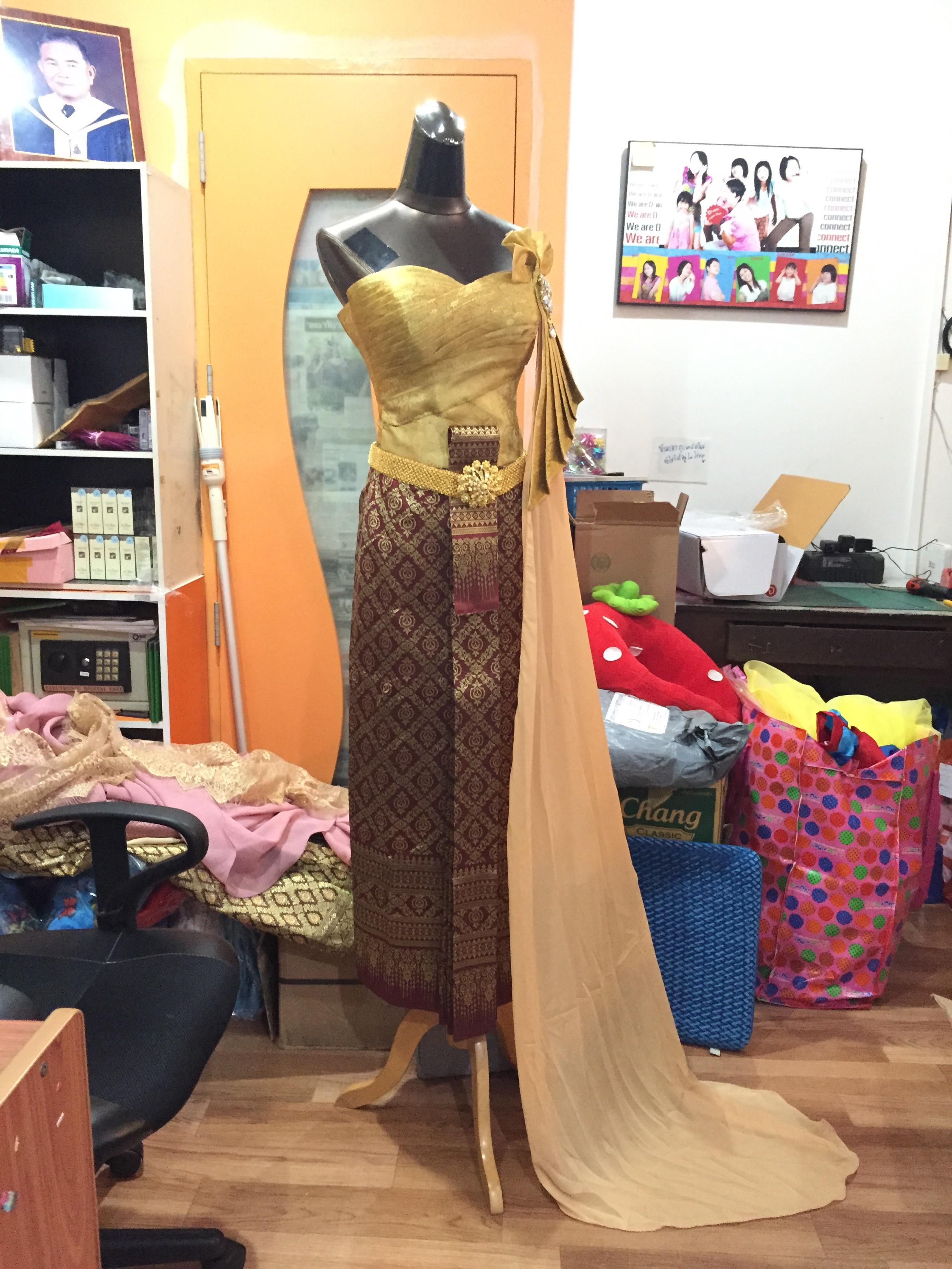 (พร้อมส่ง) ชุดไทยพร้อมส่ง รหัส 012