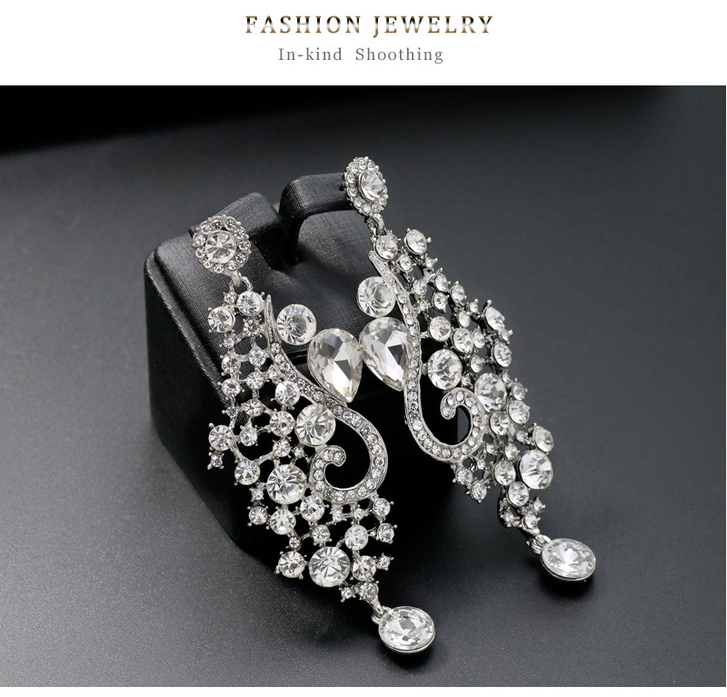 (พร้อมส่ง) ต่างหู 092 (เข็ม) ต่างหูนางงาม