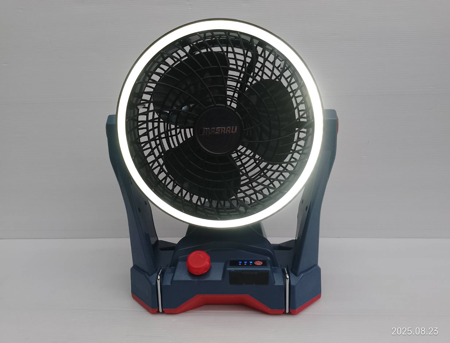 MASARU Powerturbo รุ่น SCFP-910-B1 พัดลมไร้สาย 10 นิ้ว พัดลมพกพา ไฟLED