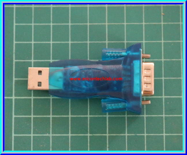 1x อะแด็ปเตอร์แปลง USB 2.0 เป็น RS232 Male DB9 (USB to RS232 Adapter )