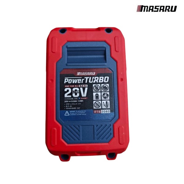 MASARU แบตเตอรี่ 20V 6.0Ah รุ่น POWER TURBO