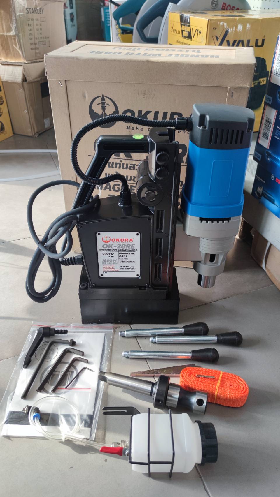 สว่านแม่เหล็ก OK-28RE OKURA