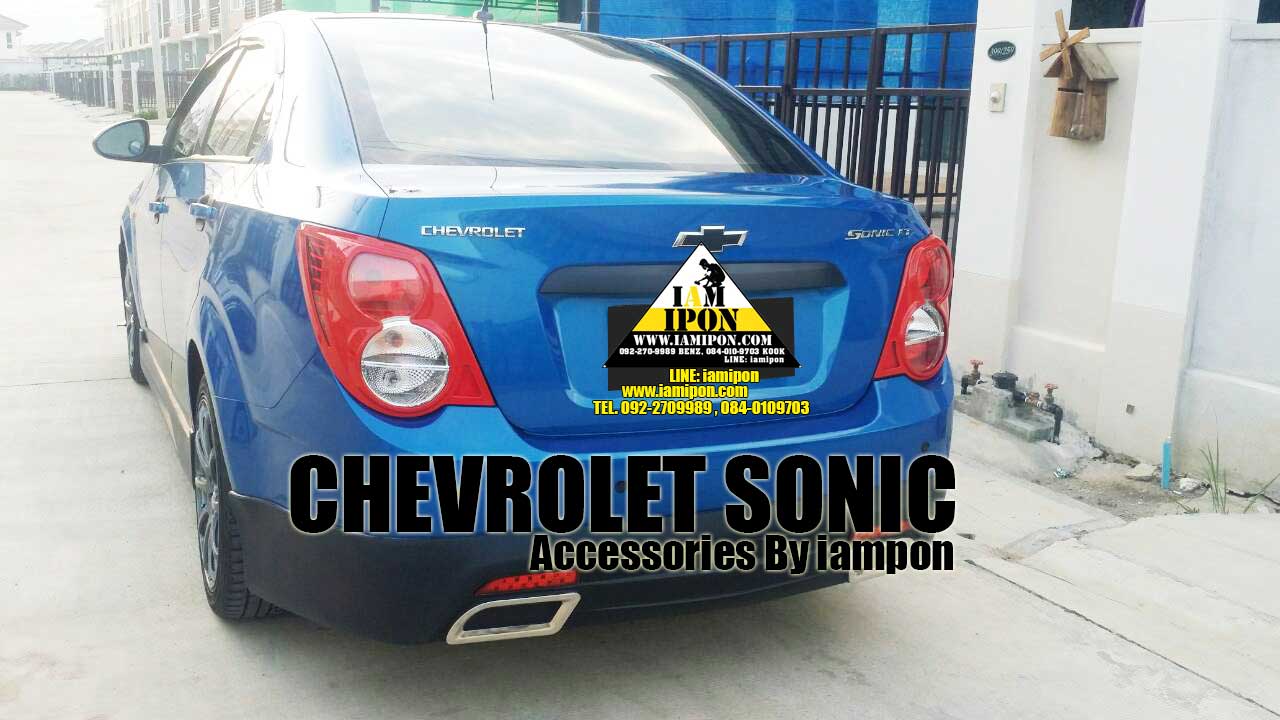 ครอบไฟท้ายสีแดงโซนิค CHEVROLET SONIC 4 ประตู