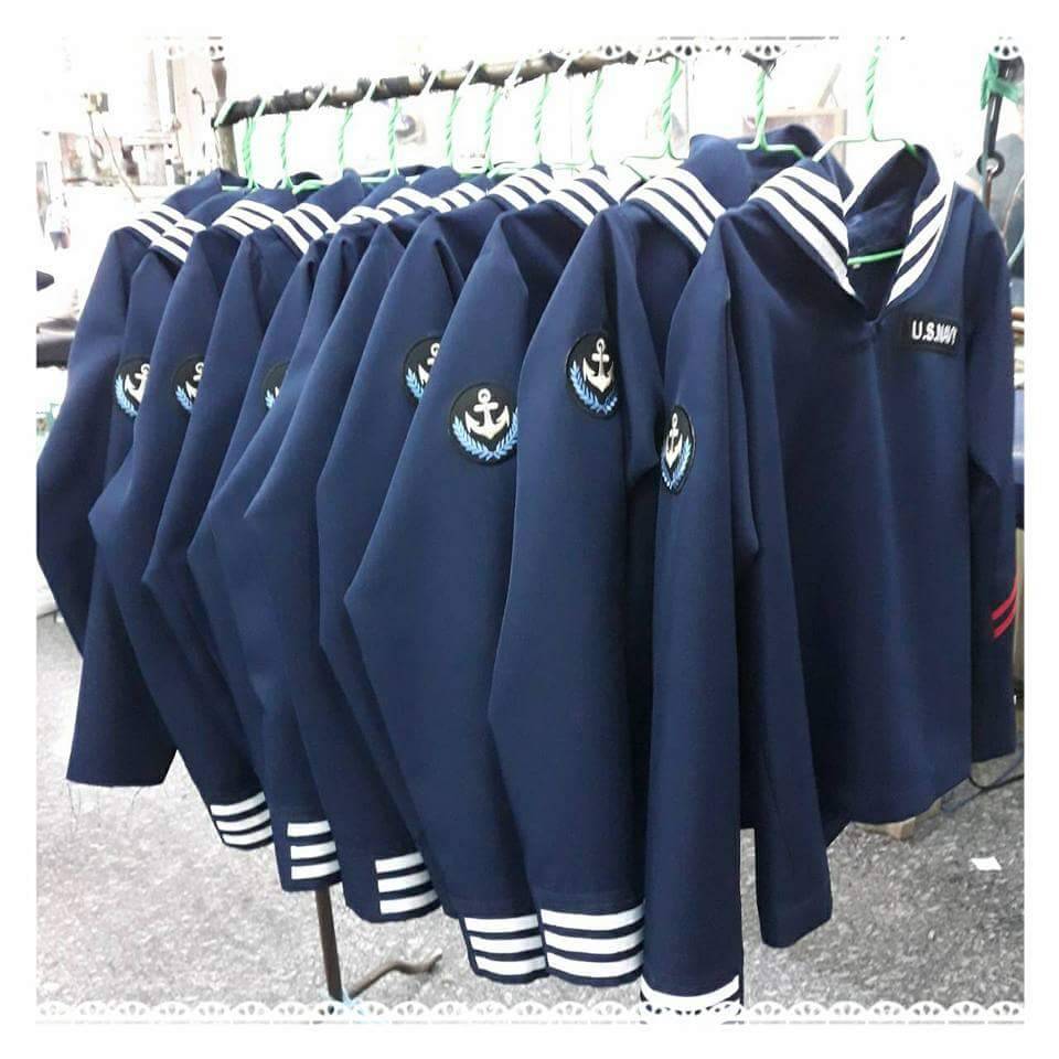 ชุดทหารเรือกะลาสี / US Navy / ทหารเรืออเมริกา / ชุดกะลาสีเรือ / ชุดทหารเรือ /ุ ชุดอาชีพ / ชุดอาชีพในฝัน