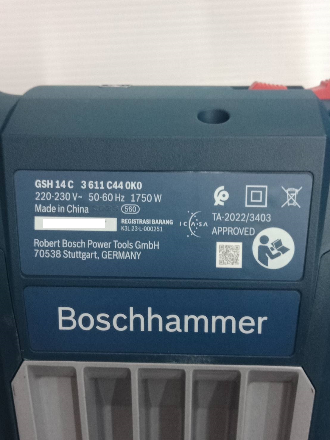 สกัดไฟฟ้า GSH14C BOSCH