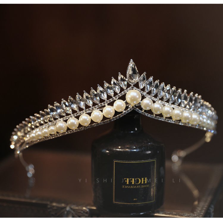 SET002 เครื่องประดับ 3 ชิ้น มงกุฎ สร้อยคอ ต่างหู จัดเซทสวยงาม สินค้าพร้อมส่งจากไทย