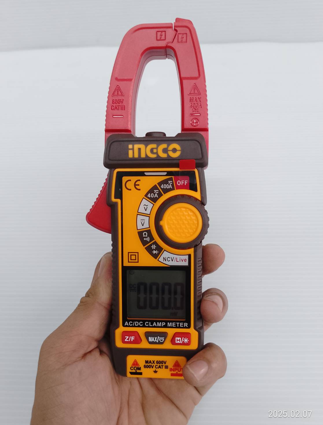 INGCO COMBO SET ชุดช่างไฟฟ้า ปากกาวัดไฟ+มัลติมิเตอร์+แคลมป์มิเตอร์ 3ตัวชุด รุ่น COS24067